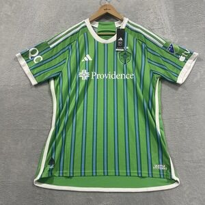 Adidas Seattle Sounders 2024 Jersey Slim Fit Tee XL Green White Soccer NWT